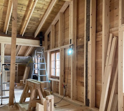 Rénovation d'un chalet