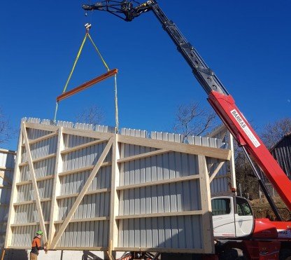 Construction d'une laiterie