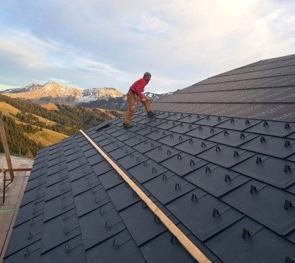 Couverture en préfa